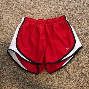 Red Nike Running Shorts Women’s